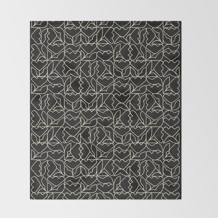 Tulip Grid Throw Blanket Gallery Image 2