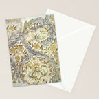 William Morris African Marigold Antique Art Stationery Card Gallery Image 2