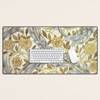 William Morris African Marigold Antique Art Desk Mat Gallery Image 1