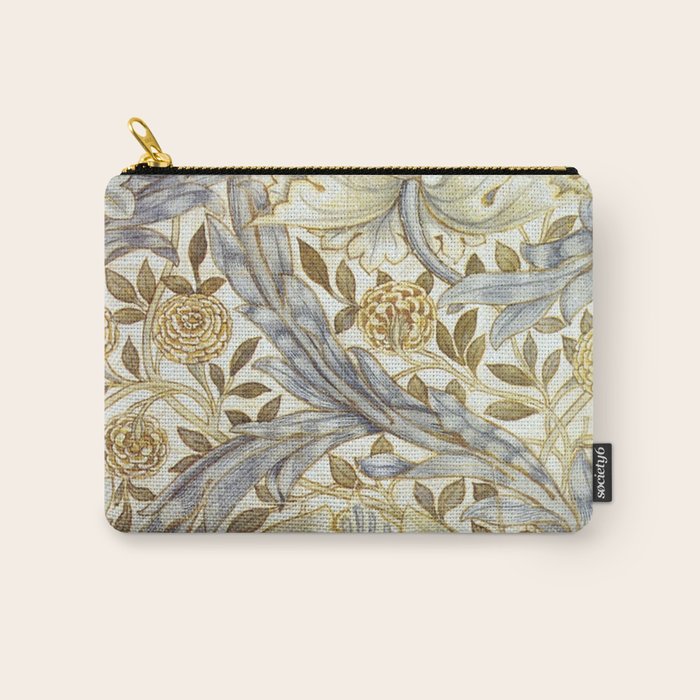 William Morris African Marigold Antique Art Carry All Pouch Gallery Image 1