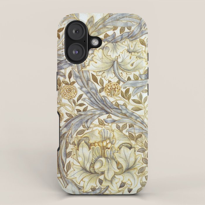 William Morris African Marigold Antique Art iPhone Case Gallery Image 1