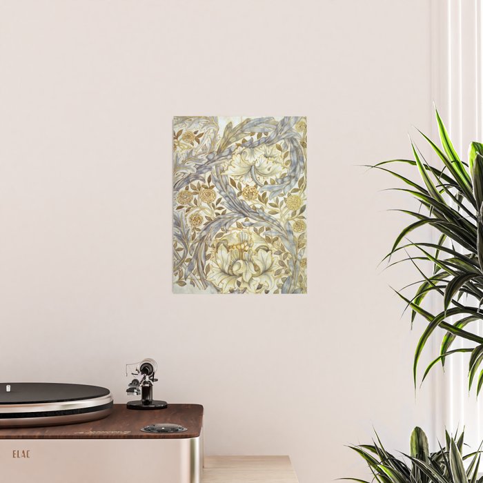 William Morris African Marigold Antique Art Poster Gallery Image 2