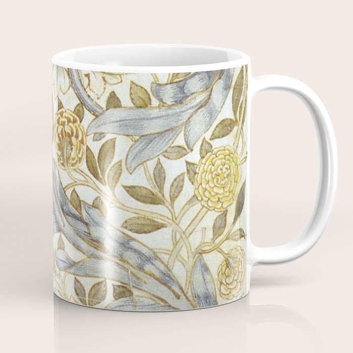 William Morris African Marigold Antique Art Coffee Mug Gallery Image 1