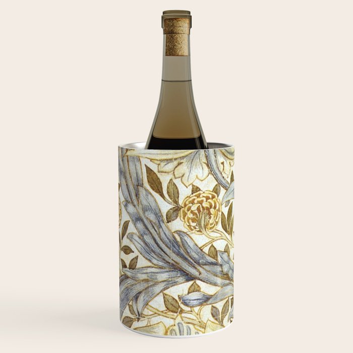 William Morris African Marigold Antique Art Wine Chiller Gallery Image 1