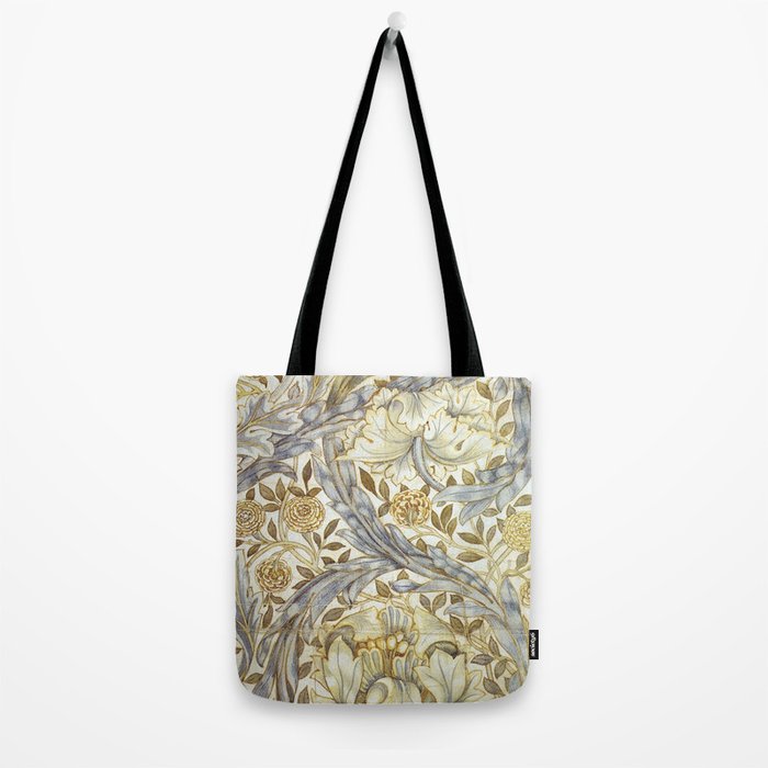 William Morris African Marigold Antique Art Tote Bag Gallery Image 2