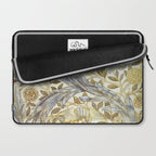 William Morris African Marigold Antique Art Laptop Sleeve Gallery Image 2