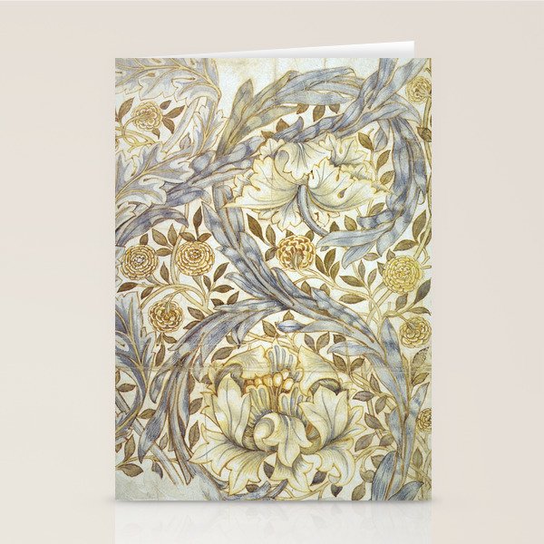 William Morris African Marigold Antique Art Stationery Card Gallery Image 2