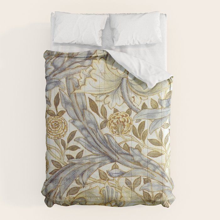 William Morris African Marigold Antique Art Comforter Gallery Image 1