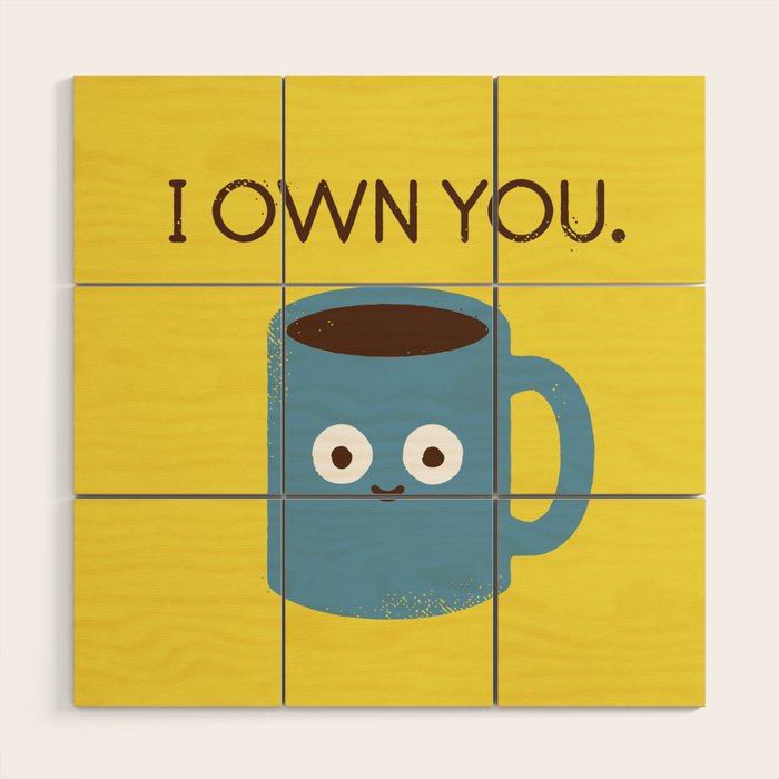 Coffee Talk Wood Wall Art Gallery Image 1