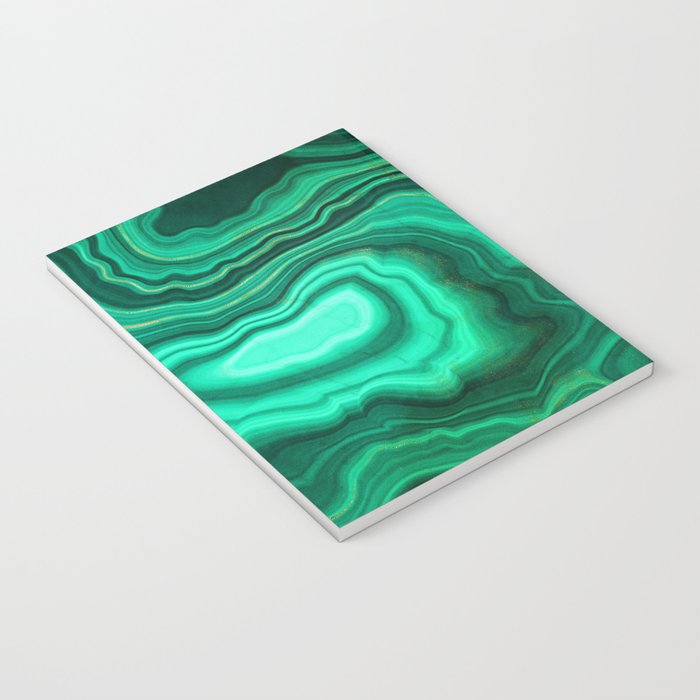 Malachite Texture 10 Notebook Gallery Image 3