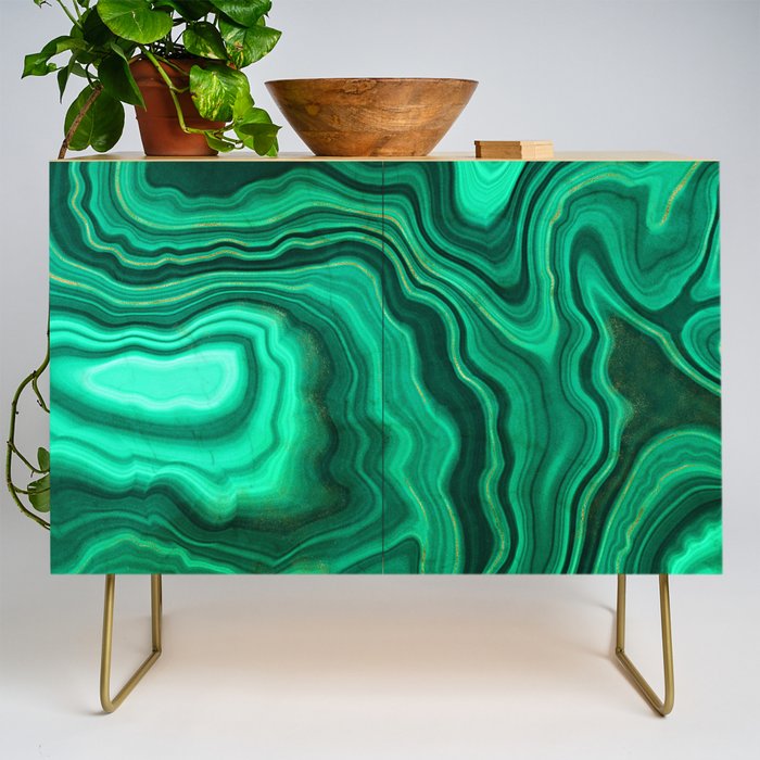 Malachite Texture 10 Credenza Gallery Image 1