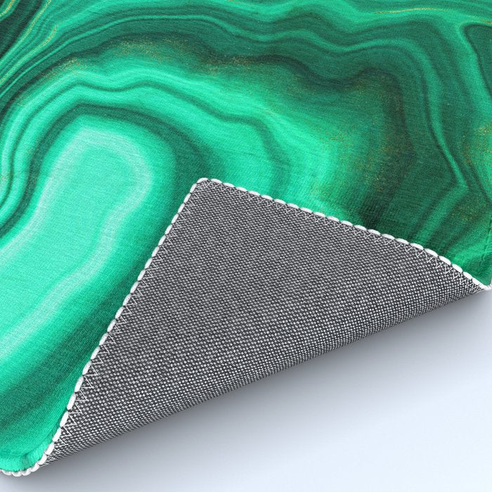 Malachite Texture 10 Rug Gallery Image 4