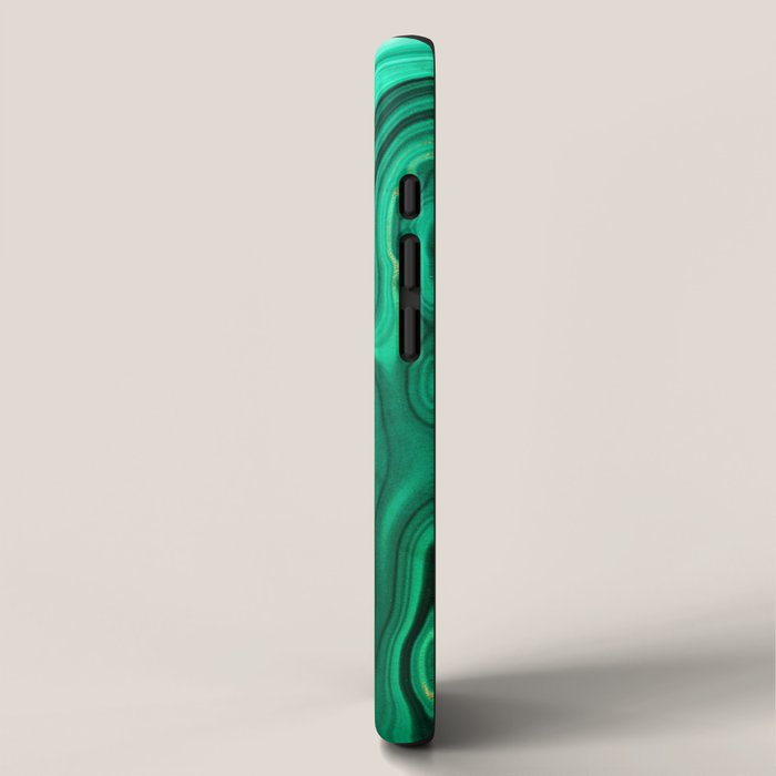 Malachite Texture 10 iPhone Case Gallery Image 2