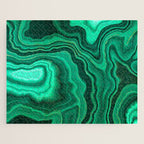 Malachite Texture 10 Jigsaw Puzzle Gallery Image 1