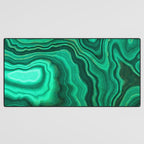 Malachite Texture 10 Desk Mat Gallery Image 3