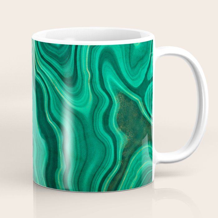 Malachite Texture 10 Coffee Mug Gallery Image 1