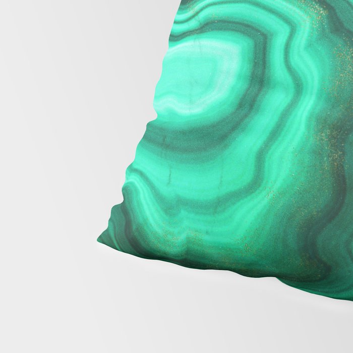 Malachite Texture 10 Pillow Sham Gallery Image 4