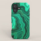 Malachite Texture 10 iPhone Case Gallery Image 1