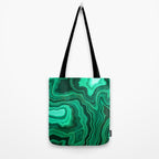 Malachite Texture 10 Tote Bag Gallery Image 2