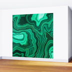 Malachite Texture 10 Wall Mural Gallery Image 2