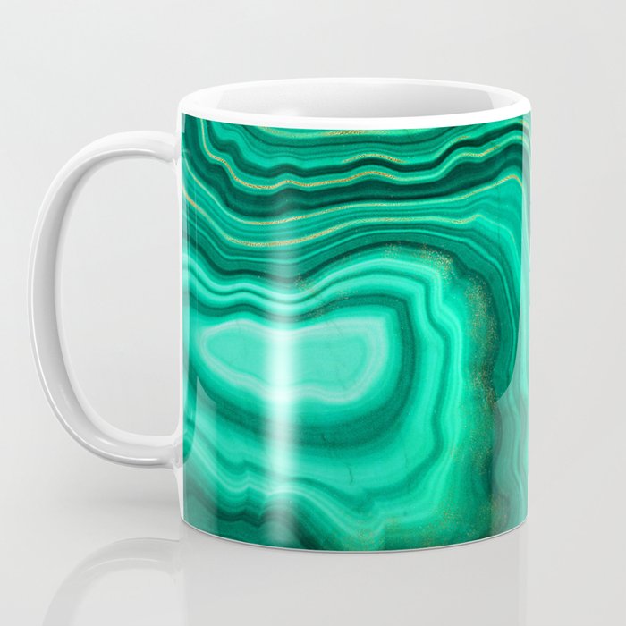 Malachite Texture 10 Coffee Mug Gallery Image 3