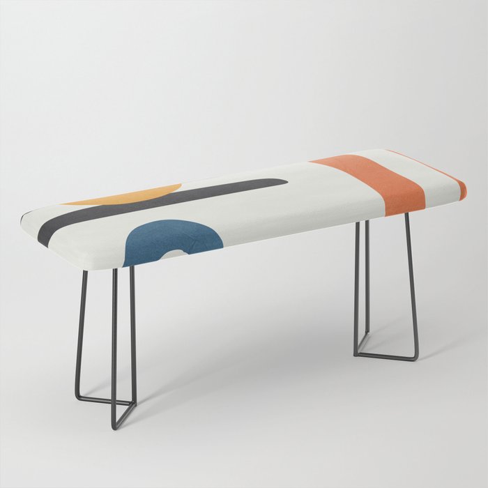 Abstract Colorful Setting 6 Bench Gallery Image 1