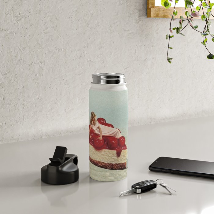 Cherryo - Cherry Cheesecake  Water Bottle Gallery Image 4