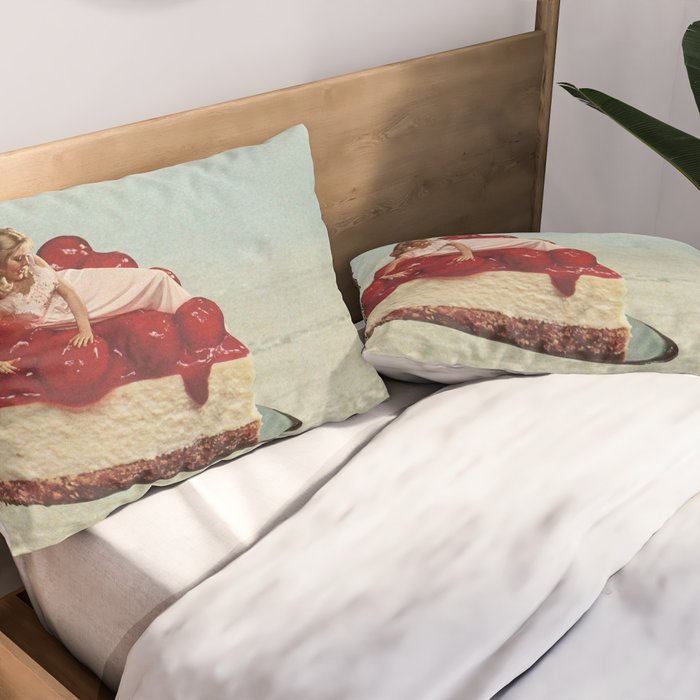 Cherryo - Cherry Cheesecake  Pillow Sham Gallery Image 2
