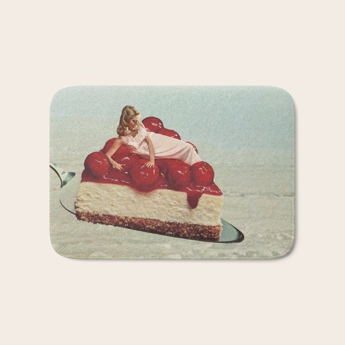Cherryo - Cherry Cheesecake  Bath Mat Gallery Image 1