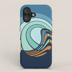 Sun Surf - twilight iPhone Case Gallery Image 1