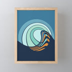Sun Surf - twilight Mini Art Print Gallery Image 1