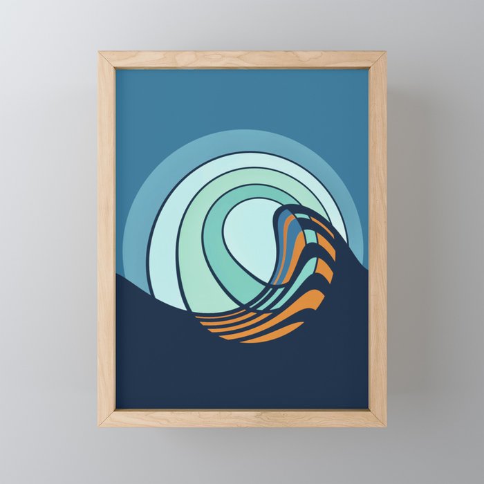 Sun Surf - twilight Mini Art Print Gallery Image 1