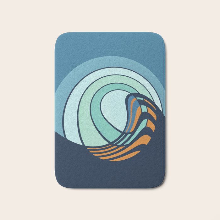 Sun Surf - twilight Bath Mat Gallery Image 1
