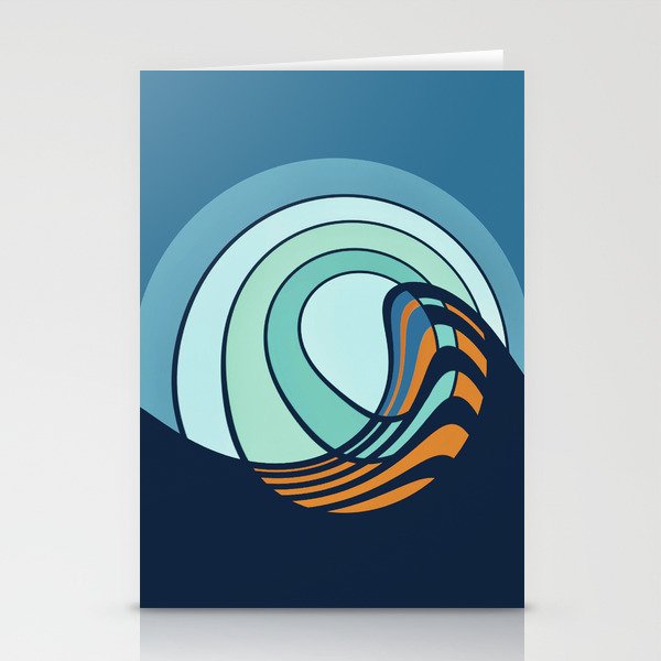 Sun Surf - twilight Stationery Card Gallery Image 2