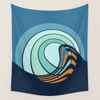 Sun Surf - twilight Wall Tapestry Gallery Image 4