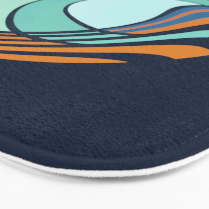 Sun Surf - twilight Bath Mat Gallery Image 3