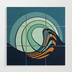 Sun Surf - twilight Wood Wall Art Gallery Image 1