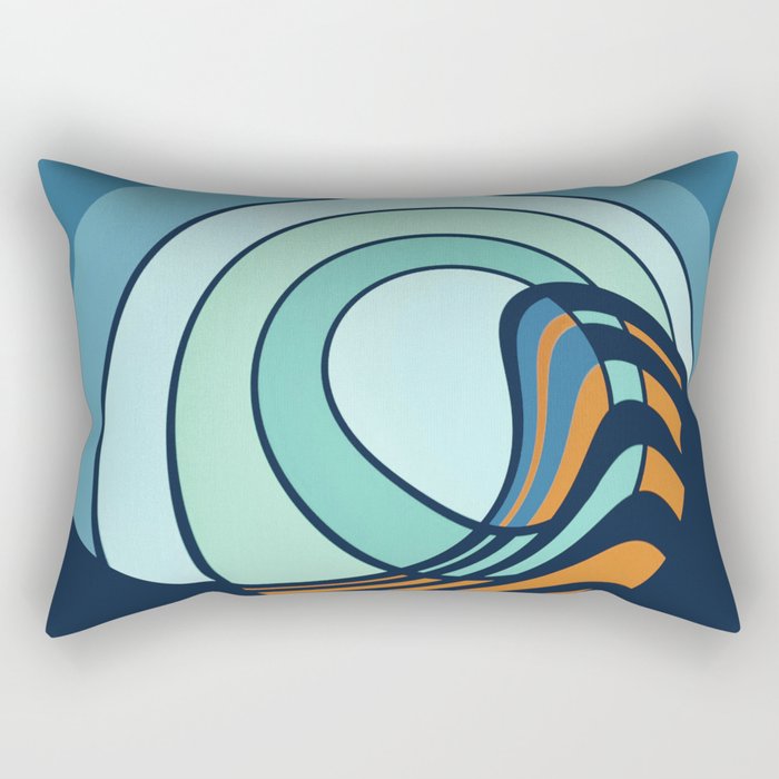 Sun Surf - twilight Rectangular Pillow Gallery Image 1