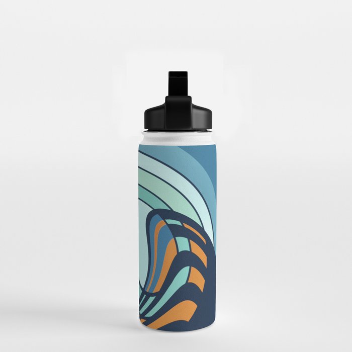 Sun Surf - twilight Water Bottle Gallery Image 2