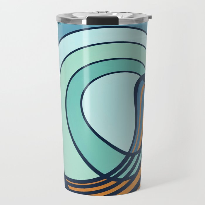 Sun Surf - twilight Travel Mug Gallery Image 1