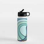 Sun Surf - twilight Water Bottle Gallery Image 1
