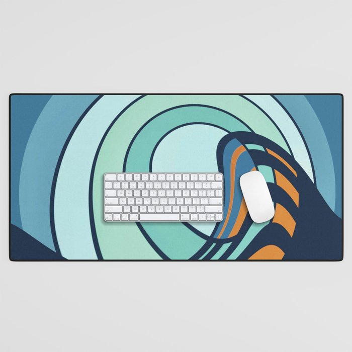 Sun Surf - twilight Desk Mat Gallery Image 1