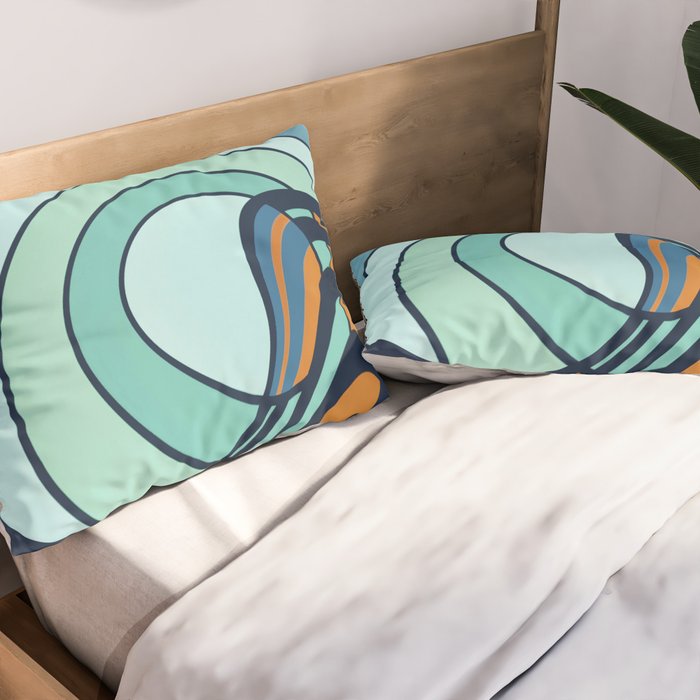 Sun Surf - twilight Pillow Sham Gallery Image 2