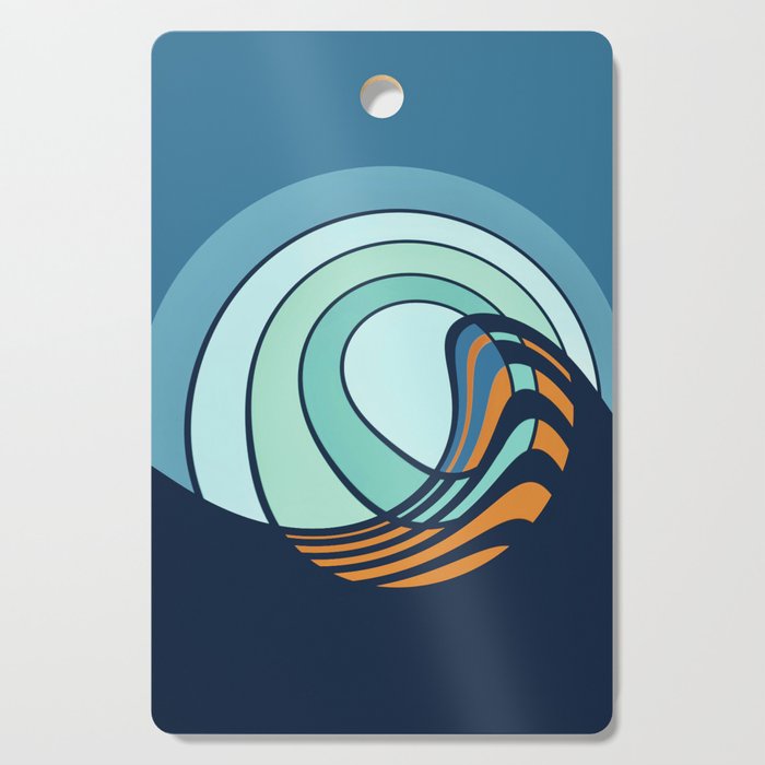 Sun Surf - twilight Cutting Board Gallery Image 1