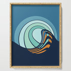 Sun Surf - twilight Serving Tray Gallery Image 1