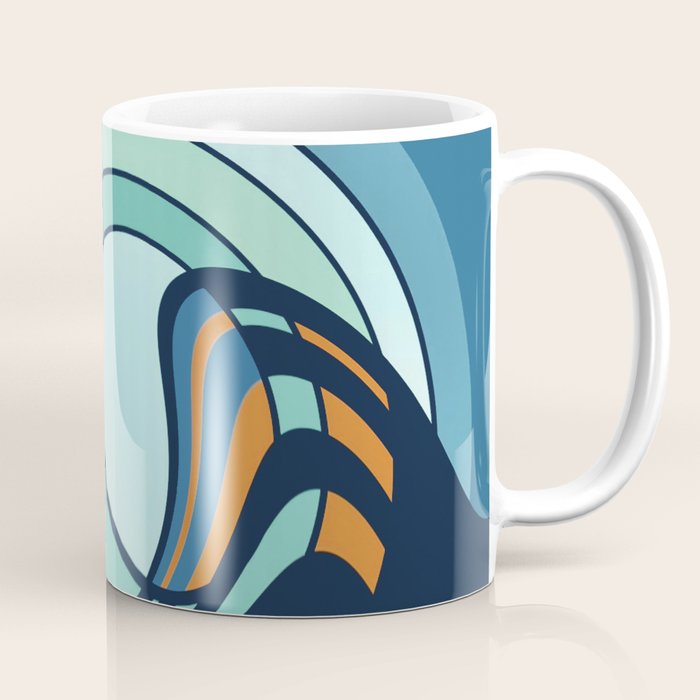 Sun Surf - twilight Coffee Mug Gallery Image 1
