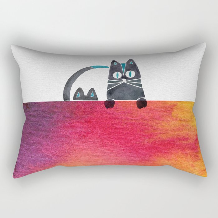 Cats Rectangular Pillow Gallery Image 1