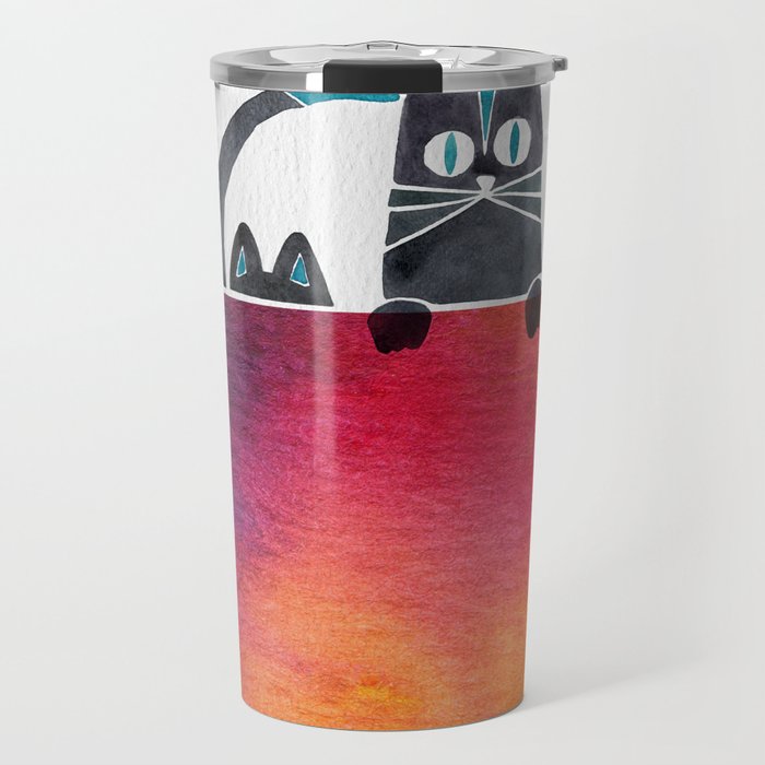 Cats Travel Mug Gallery Image 1