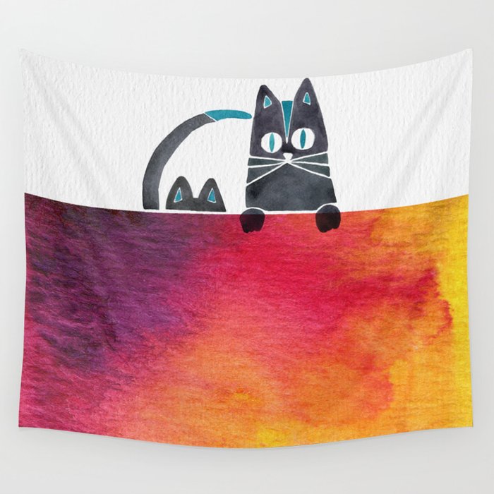 Cats Wall Tapestry Gallery Image 1