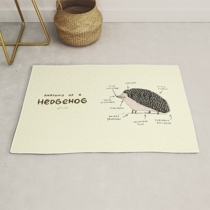 Anatomy of a Hedgehog Rug Gallery Image 1